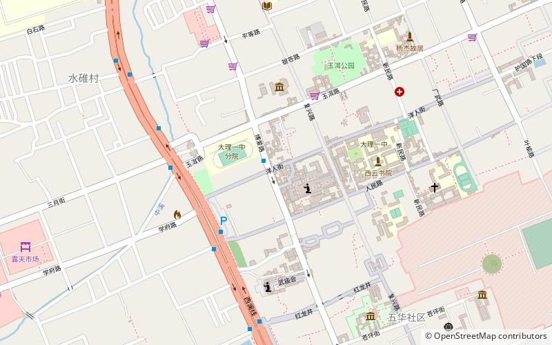 foreigner street dali location map