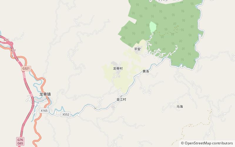qian nian gu shu cha longsheng location map