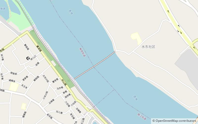 Dongjin-Brücke location map