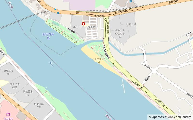 xi he gong yuan fuzhou location map