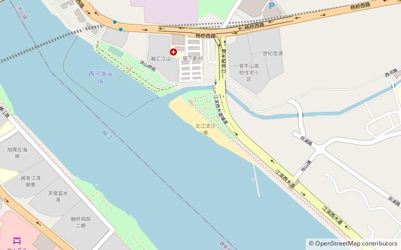 bei jiang bin sha tan fuzhou location map