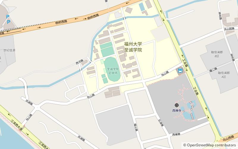 Fuzhou University location map