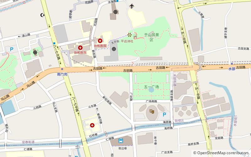 Fuzhou Confucian Temple location map