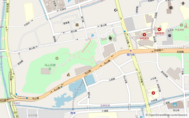 wu qingyuan museum fuzhou location map