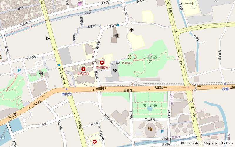 ding guang si fuzhou location map