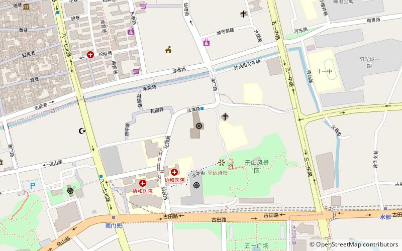 fa hai si fuzhou location map