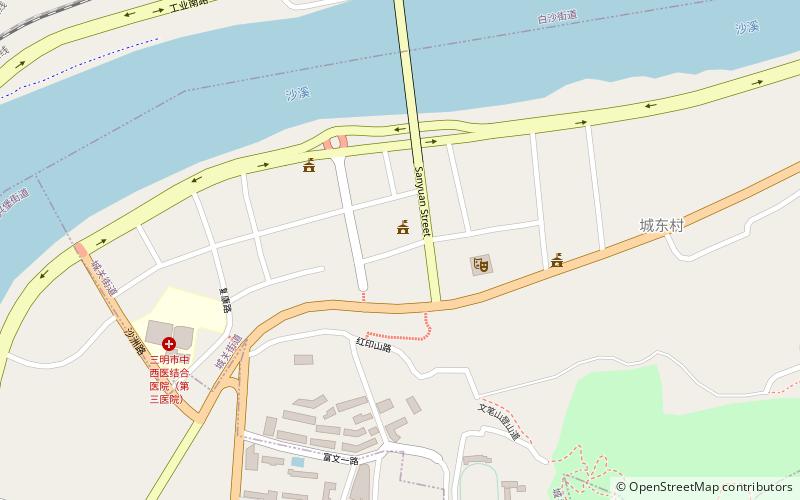 sanyuan district sanming location map