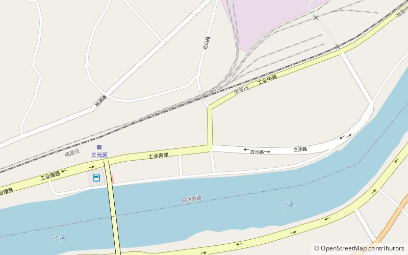 Baisha Subdistrict location map
