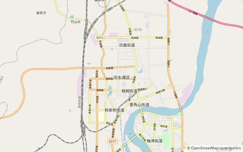 lengshuitan district yongzhou location map
