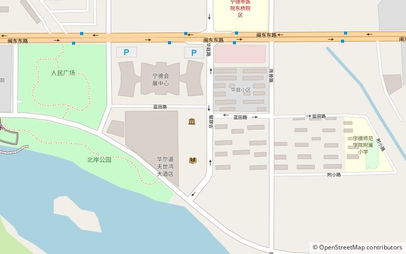 ning de shi bo wu guan ningde location map