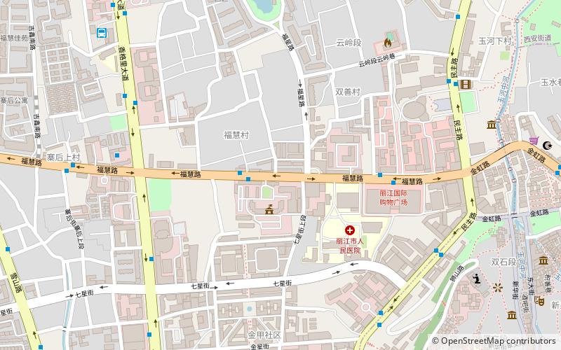gucheng district lijiang location map