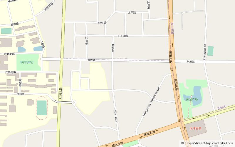 zhengxiang district hengyang location map