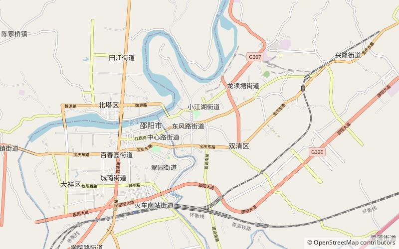 qichezhan shaoyang location map
