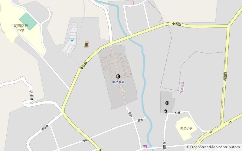 Hengshan Nanyue Damiao location map