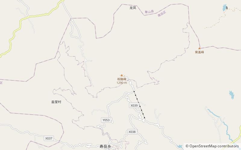 Mount Zhurong location map