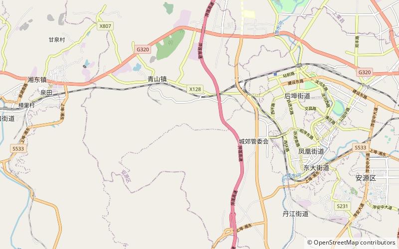 District d'Anyuan location map