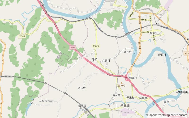 panqiao lengshuijiang location map