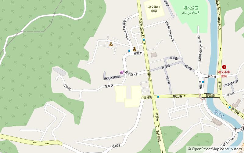 zun yi lao cheng xin jie zunyi location map