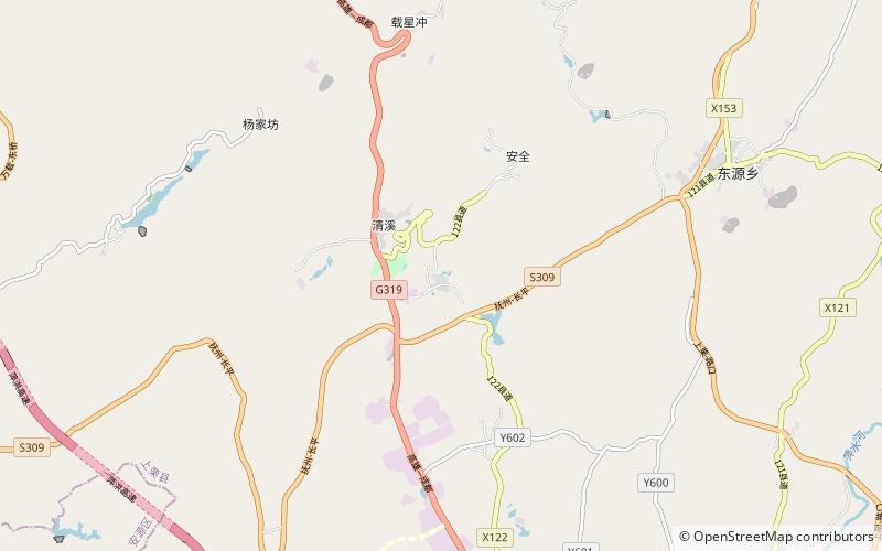 yilong cave pingxiang location map