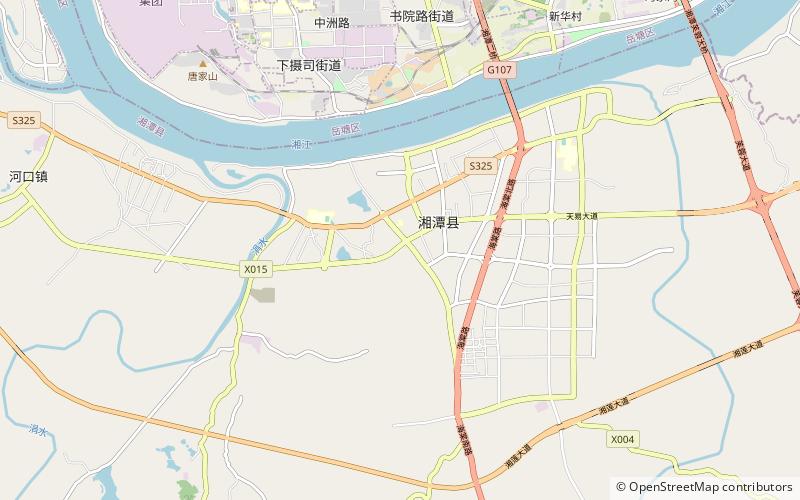 meilinqiao xiangtan location map