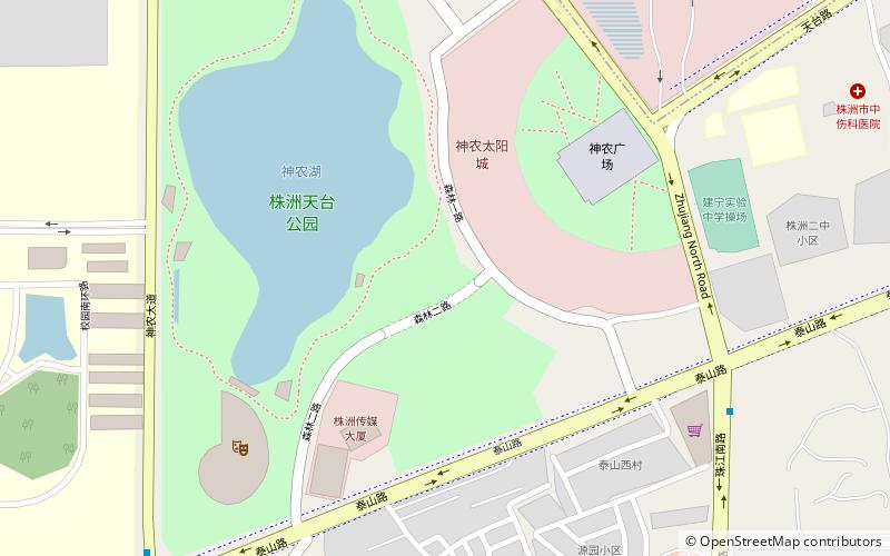 Fernsehturm Zhuzhou location map