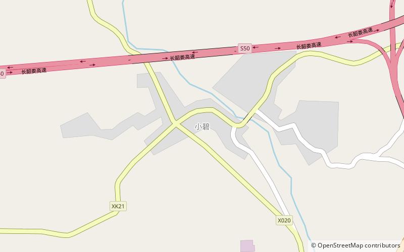 Xiaobi location map