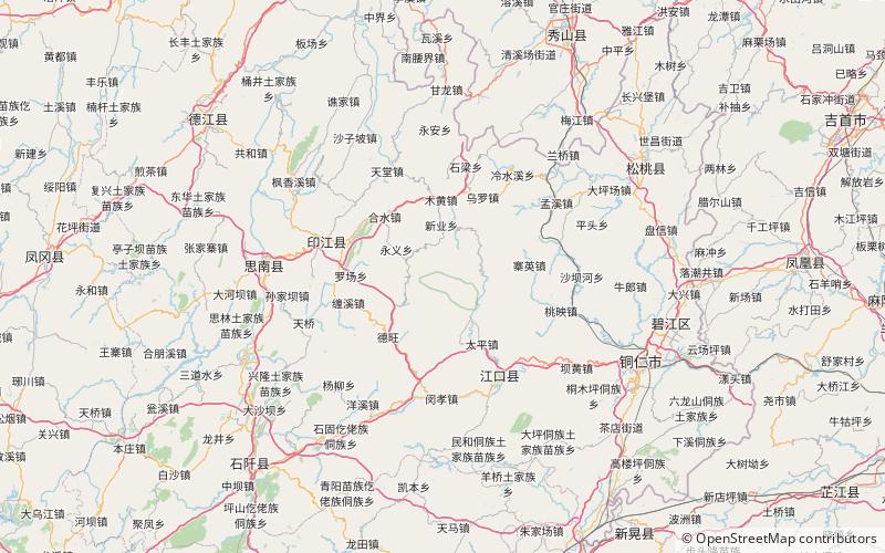 Fanjing Mountain location map