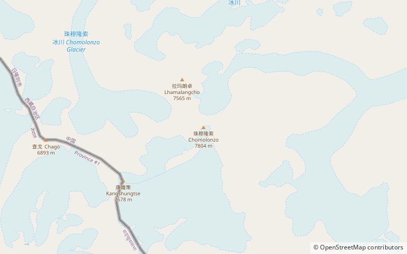 Chomo Lönzo location map