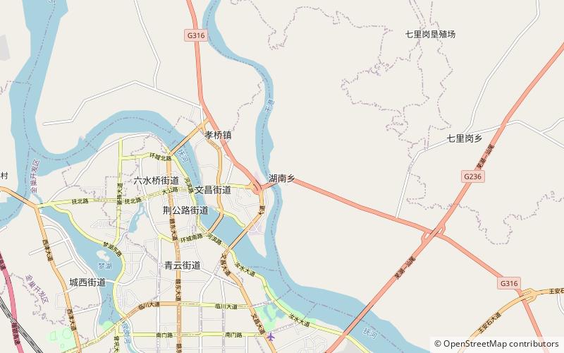 Hunan Township location map