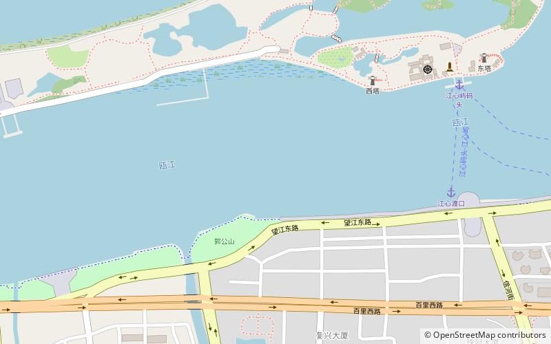 jiangxin island wenzhou location map