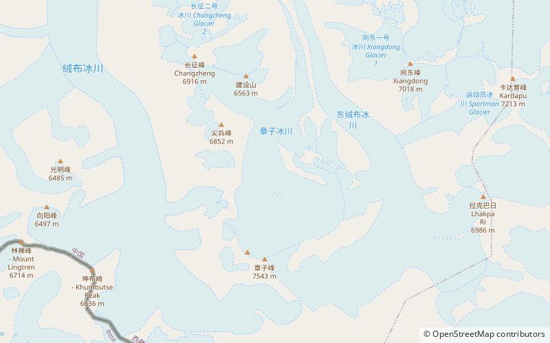 Changtse location map