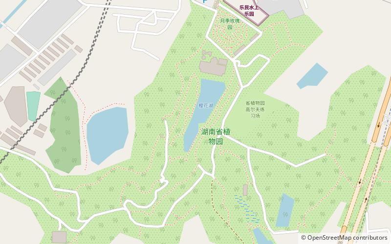 Hunan Forest Botanical Garden location map