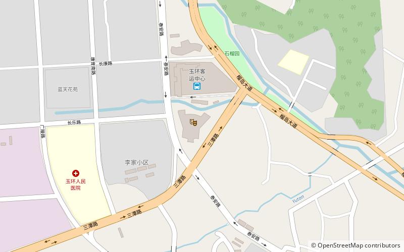 yu huan ju yuan yuhuan location map