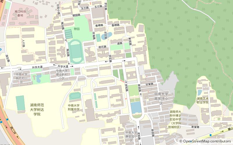 Central South University location map