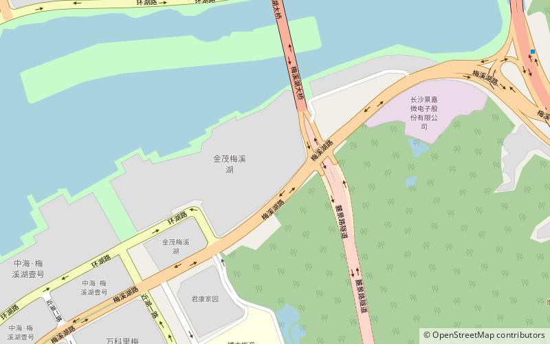 Meixi Lake Park location map