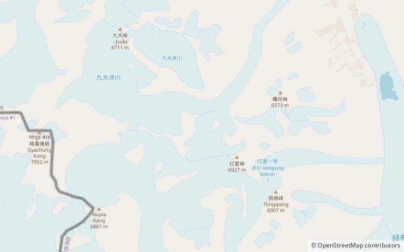 Qomolangma National Park location map