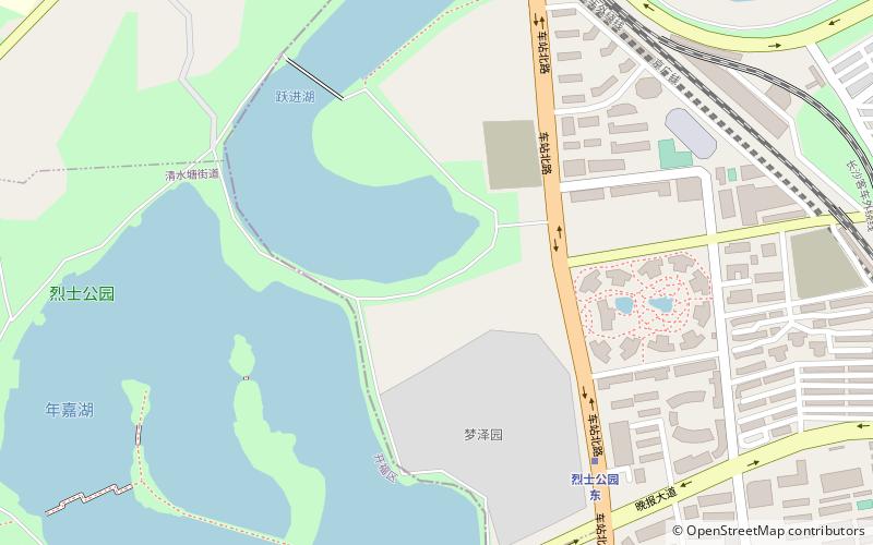 Hunan Martyr's Park location map