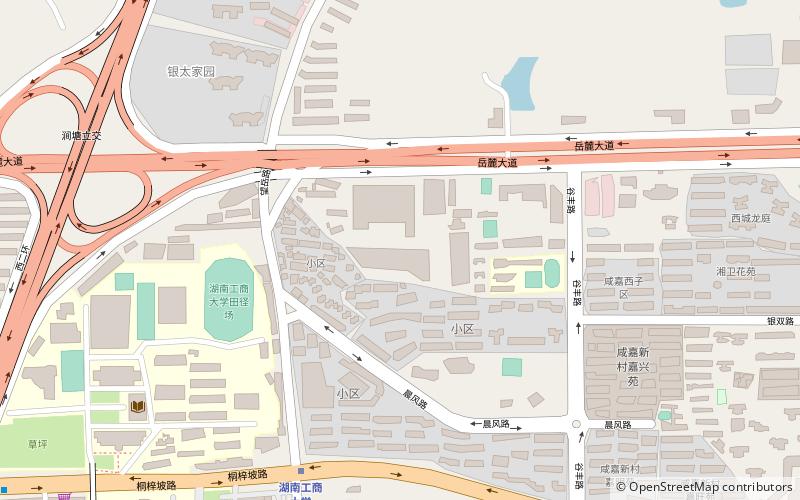 Hunan University of Commerce location map