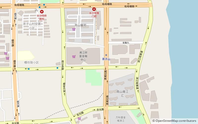 xiangjiang fortune finance center tower 1 changsha location map