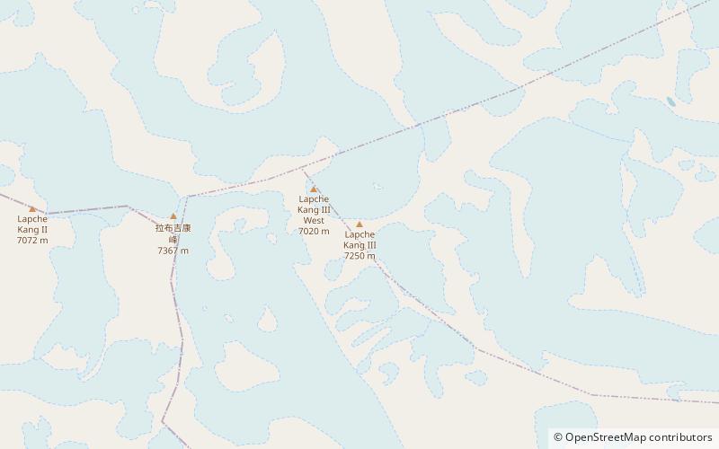 Lapche Kang III location map
