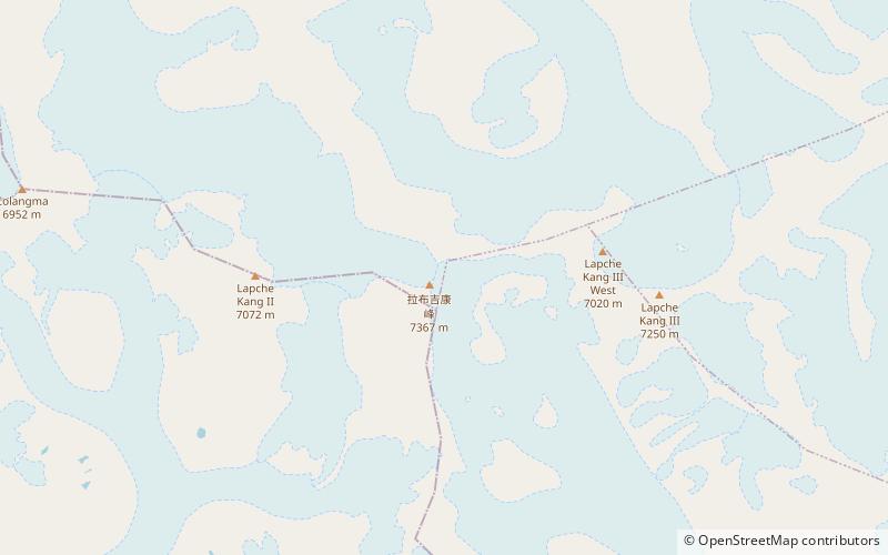 Labuche Kang location map