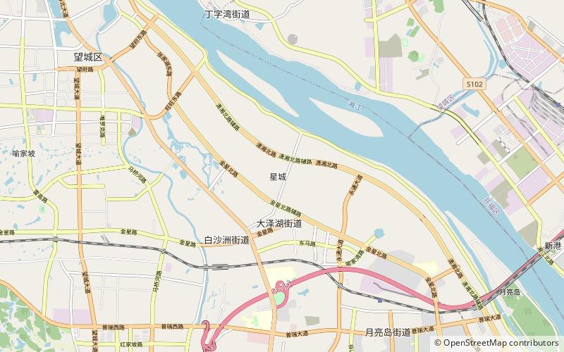 baishazhou changsha location map