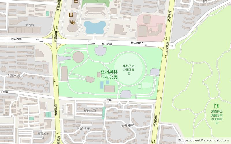 Yiyang Stadium location map
