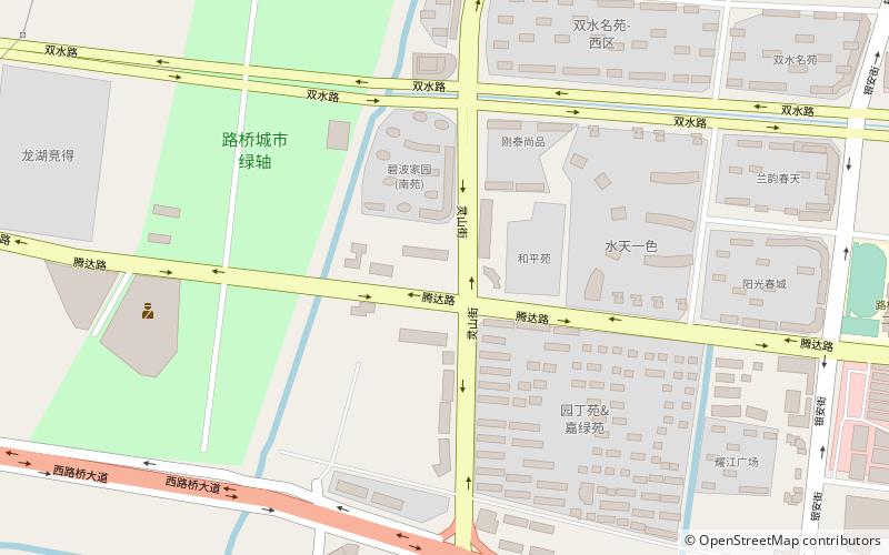 lubei subdistrict taizhou location map