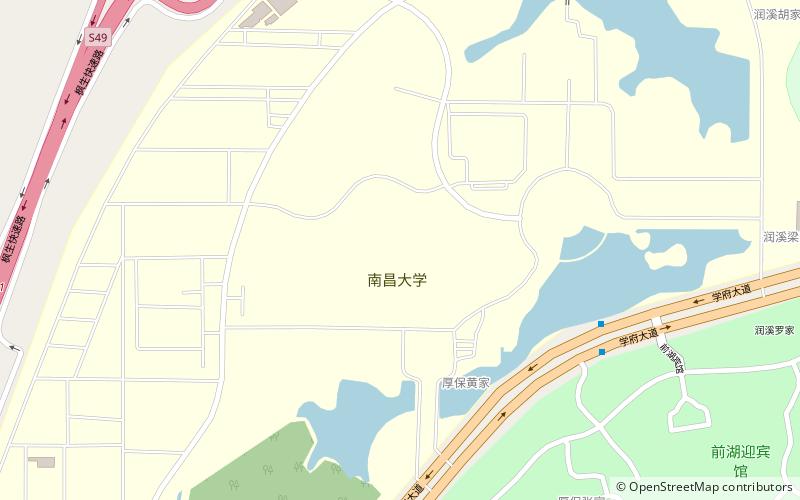 Nanchang University location map
