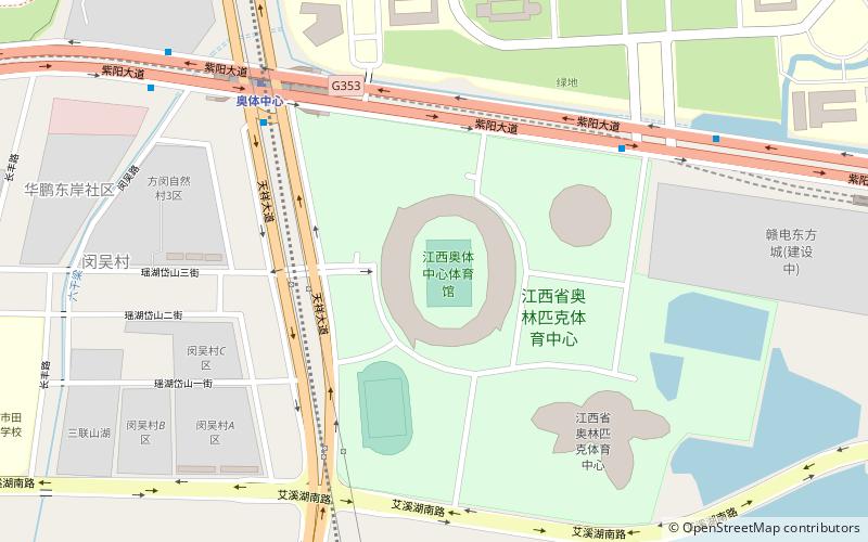 Jiangxi Olympic Sports Center location map