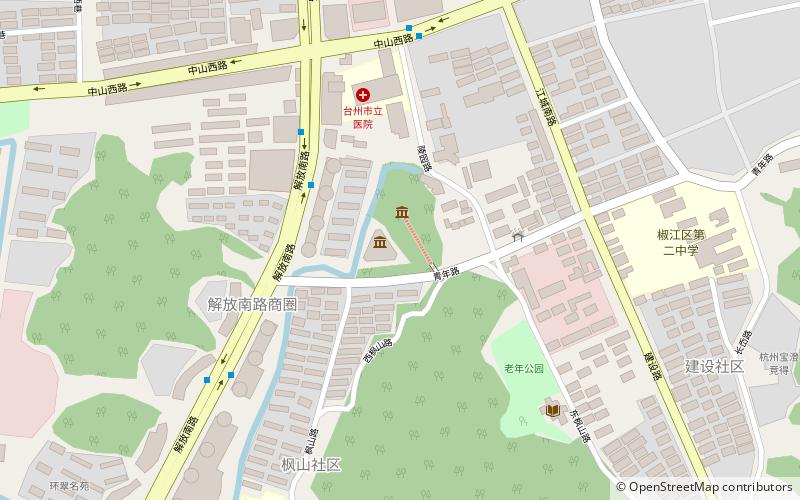 yi jiang shan dao deng lu zhan ji nian guan taizhou location map