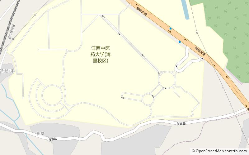 Université de médecine traditionnelle chinoise du Jiangxi location map