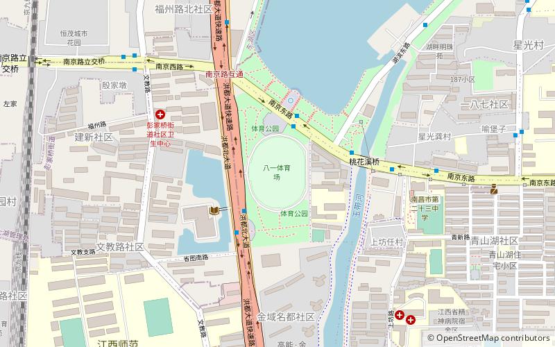 nanchang bayi stadium location map
