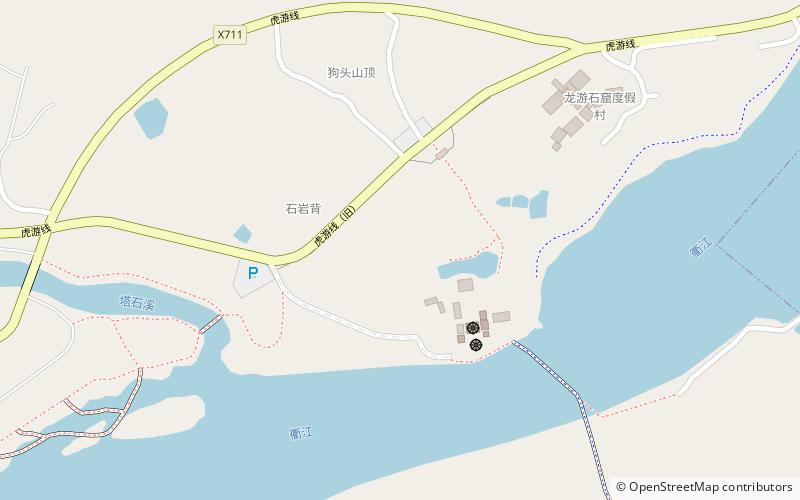 Longyou-Grotten location map